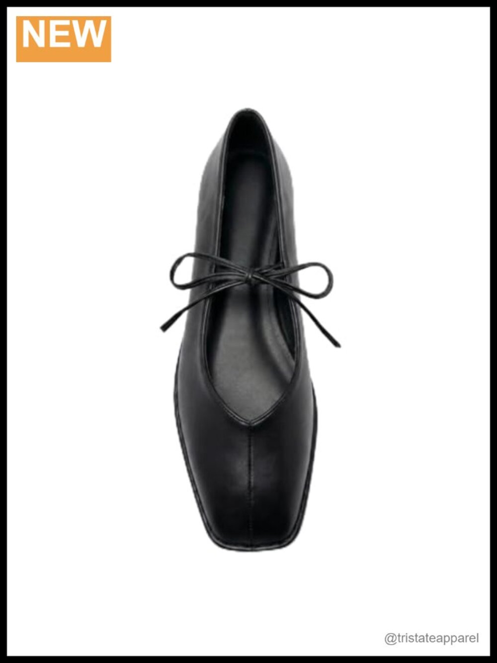 Lace Up Square Toe Ballet Flats Mary Jane Slip On